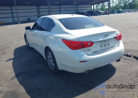 2016 Infiniti Q50 3.0T Premium из США, поврежденный, VIN JN1EV7AR9GM342002